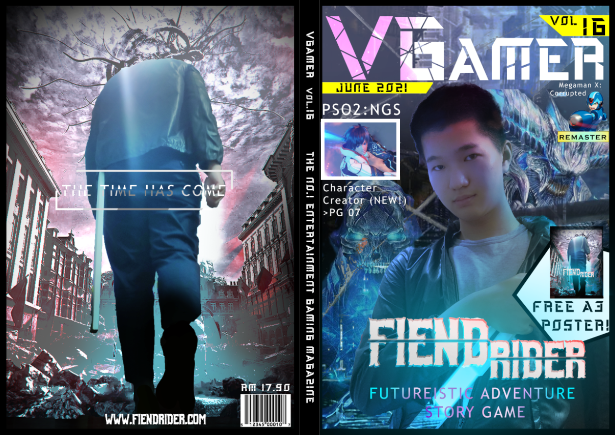 Magazine Cover Design ( Game / Entertaiment )