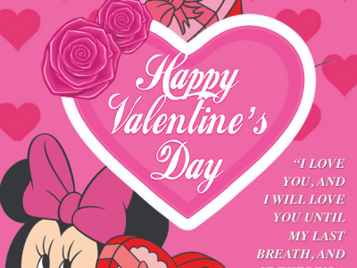 Happy valentine day card