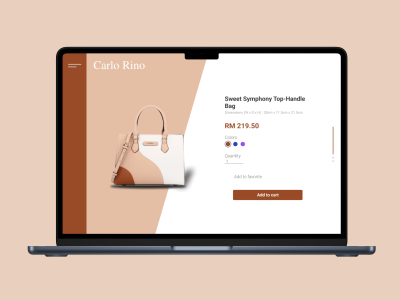 Web Single Product Landing Page