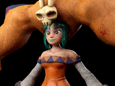 Cerebella 3D fanart