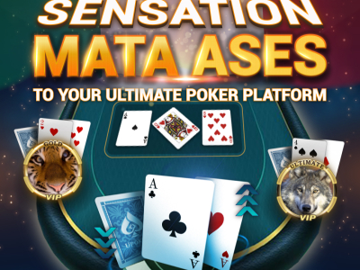 Social Media in-App Poster For UPoker Game App To Introduce Mata Ases