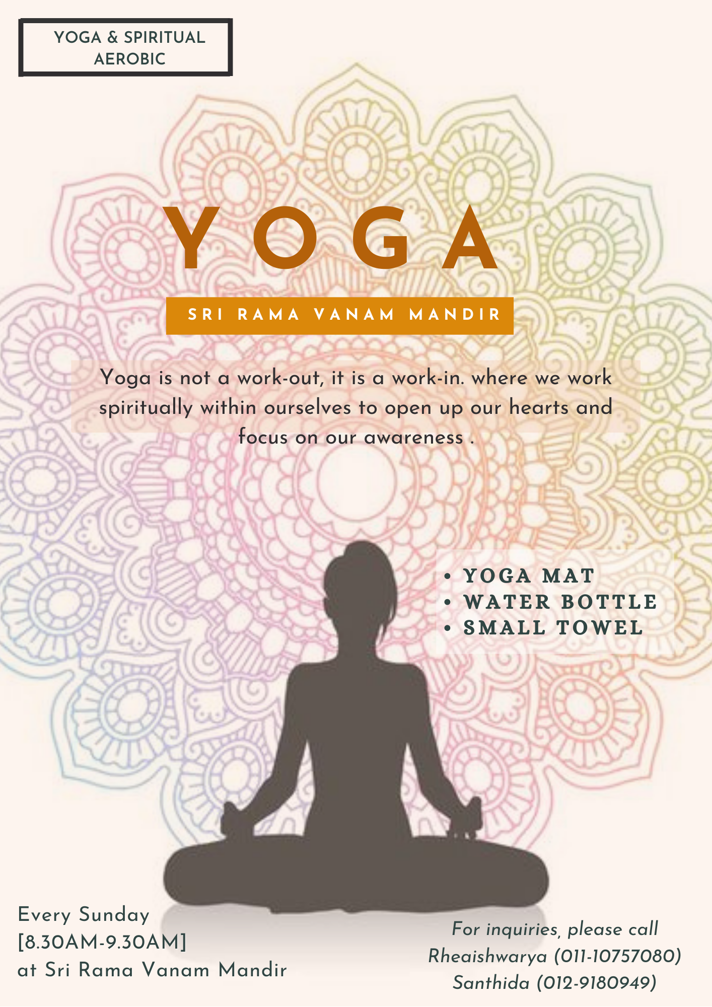 Advertisement Designing for Yoga Class