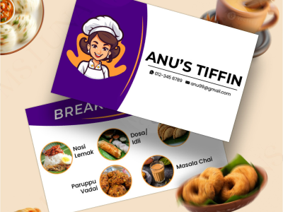 Business Card Design – Food & Beverage Theme