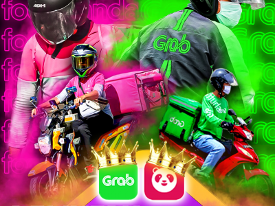 Grab food and Foodpanda