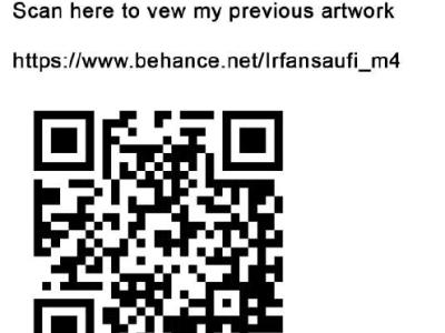 Behance Portfolio (Please scan here to view my previous artwork)