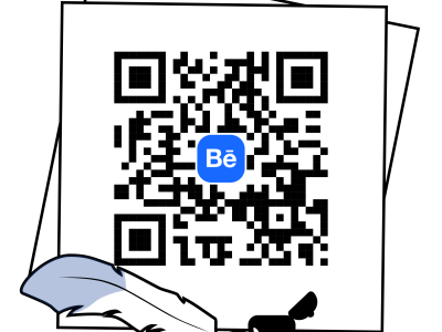 Behance QR code