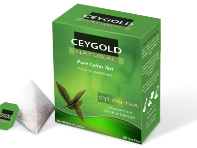 Ceygold Tea Packaging design