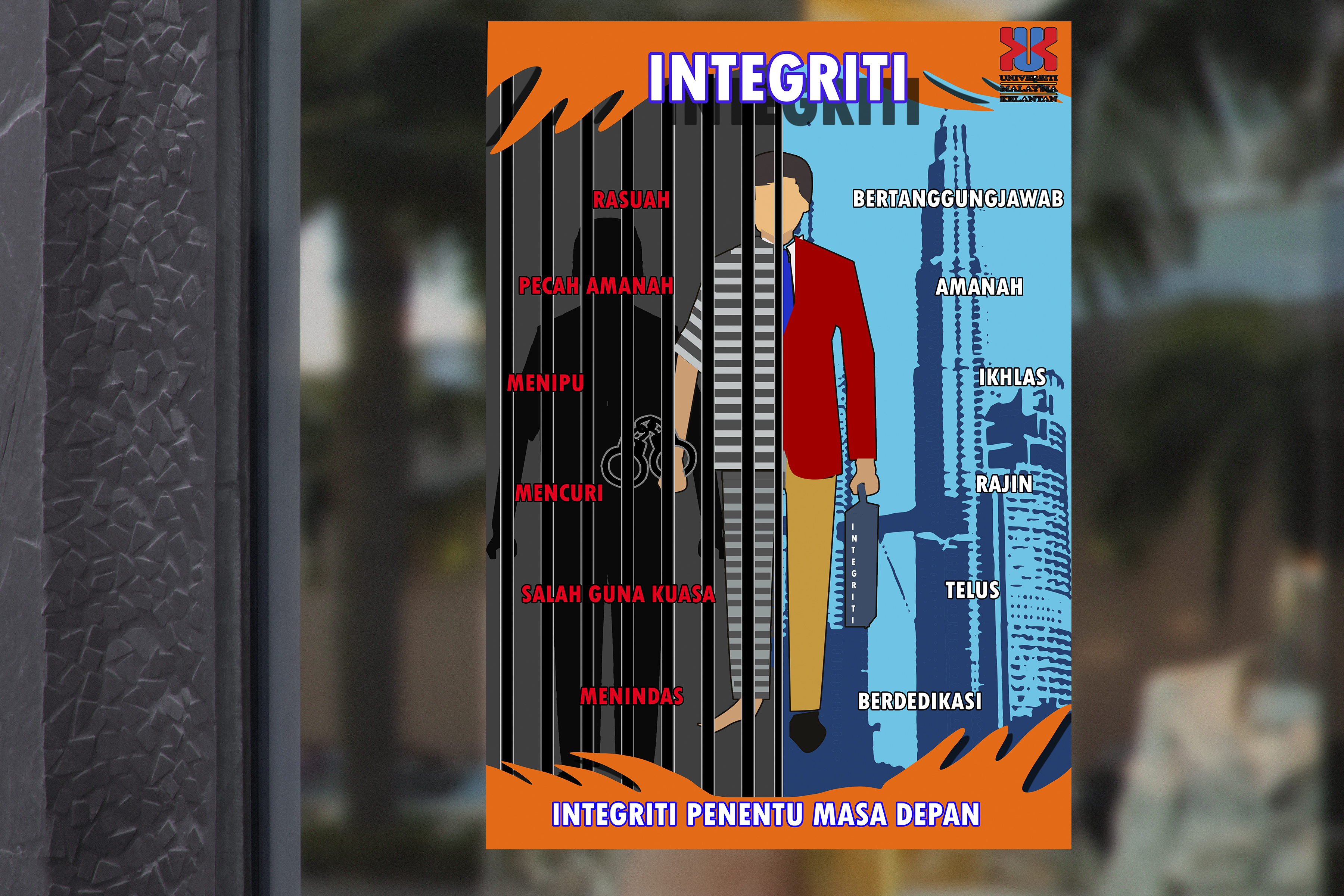 Poster Integrity Day 2019 , Universiti Malaysia Kelantan