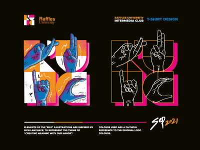 Raffles University Intermedia Club -  Shirt Concept Design