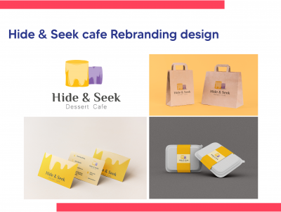 Hide & Seek cafe rebranding design