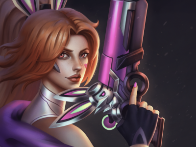 Battle Bunny Miss Fortune, League of Legends Fanart
