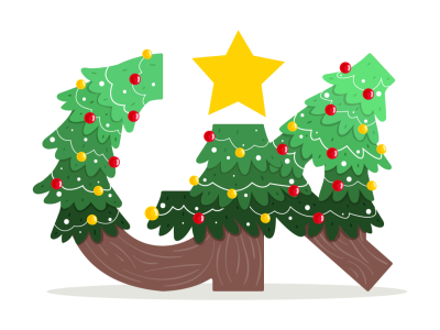 Gikak's Christmas theme logo 1