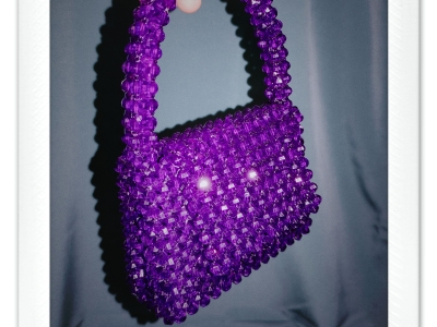 Handmade beads bag