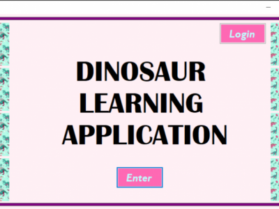Dinosaur-learning-application
