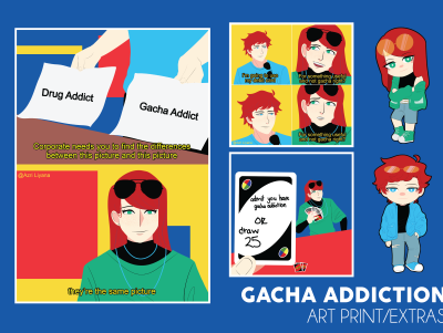 Gacha Gambling Addiction Campaign - Extras