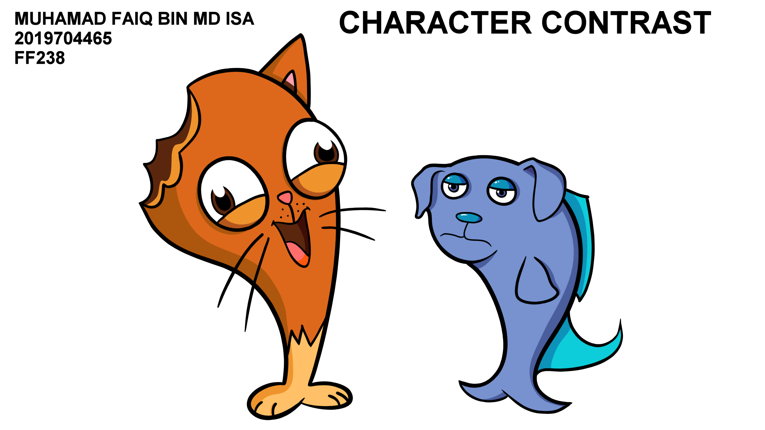 Character contrast