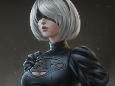 2b Nier Automata Fan Art
