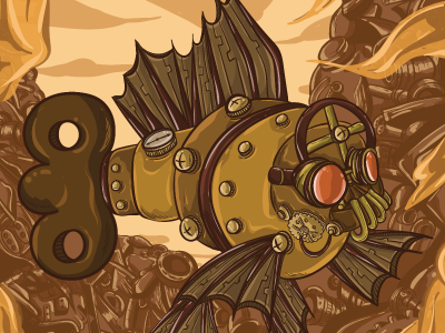 Steampunkie the Goldfish