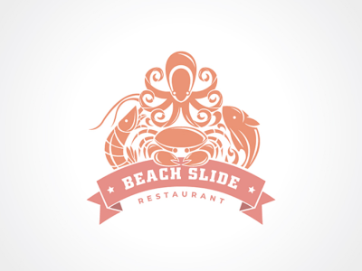Logo Design - Beach Slide Restaurant (F&B Industry)