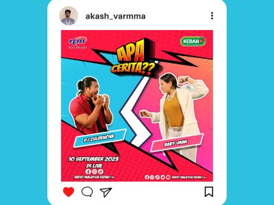 'Apa Cerita' program poster