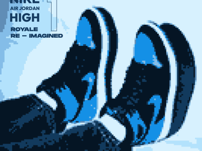 Nike air Jordan 1 high royale reimagined