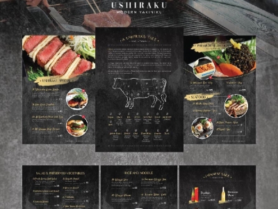 Menu Design (Ushiraku)