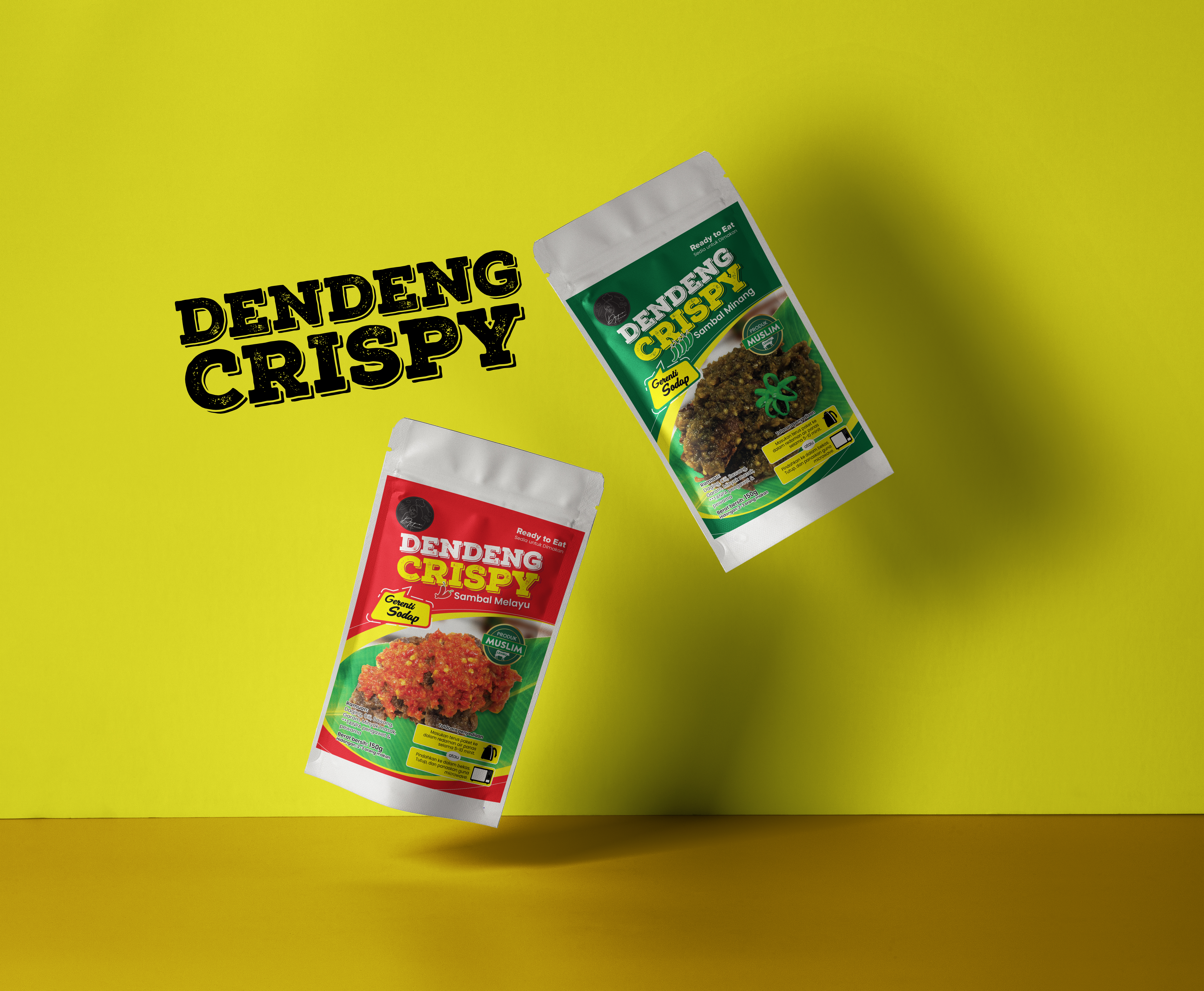 Dendeng Crispy Packaging Design