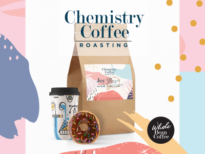 Chemistry Coffee Roasting Sticker Label