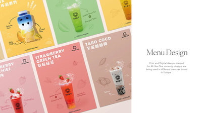 Menu Design (Print & Digital)