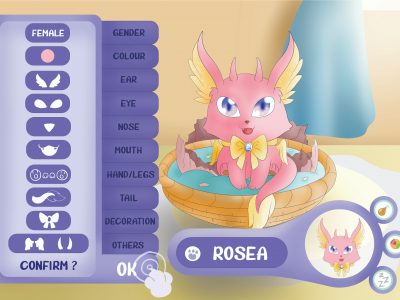 Monster pet game