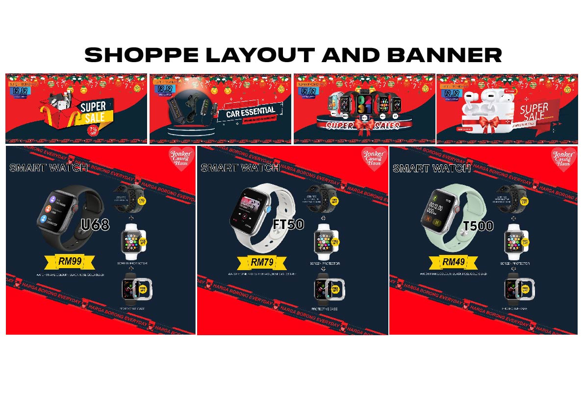 shoppe layout and banner