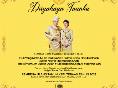 Sultan Perak - Wish Poster (Social Media)