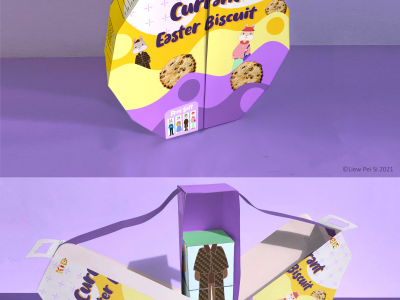 Easter Biscuit Packaging Design