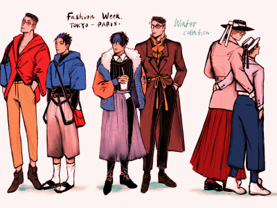 FOR FASHION WEEK, JPN-FR.