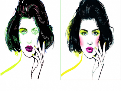 Fashion-illustration-trace