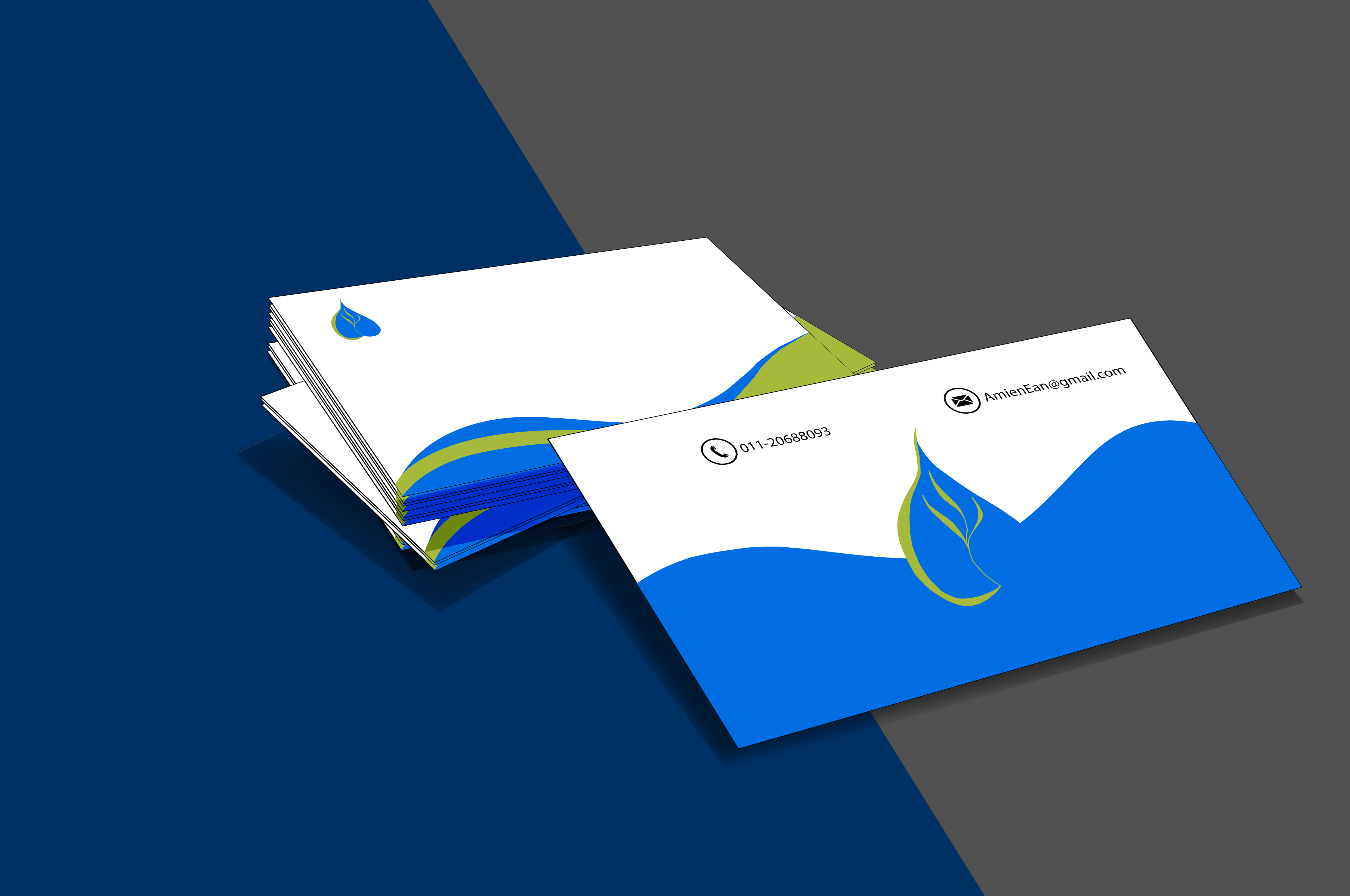 biosinar business card mockup