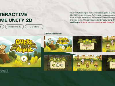 Interactive Game Unity 2D