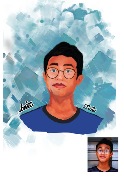 Drawing face 