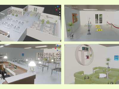 Virtual 3D Library