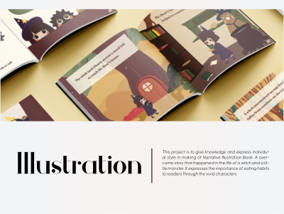 Illustration_Story Book Design_The Little Monster Cheezy