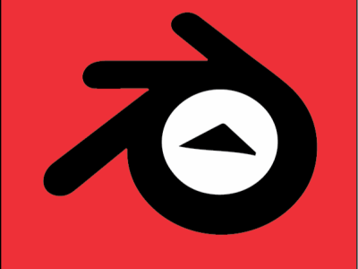Custom Blender Logo (Red Version)