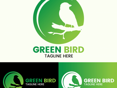 Vector-green-bird-logo-vector-template