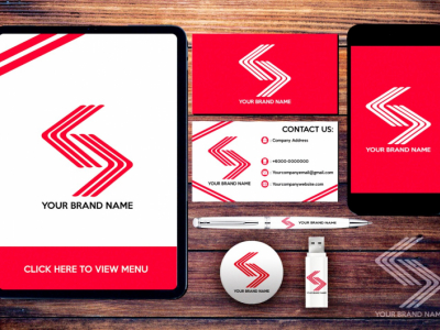 Psd-corporate-branding-mockup-with-red-white-colour