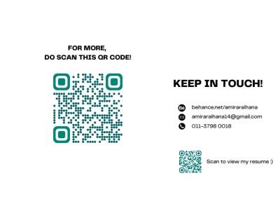 For more Artworks, Do scan this QR code! :)