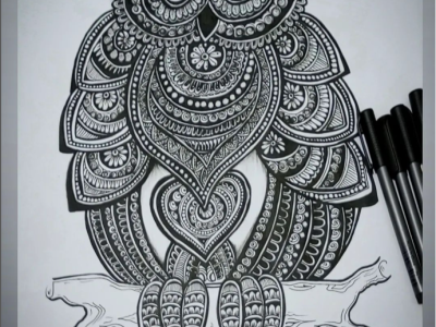 Artline pen Design work