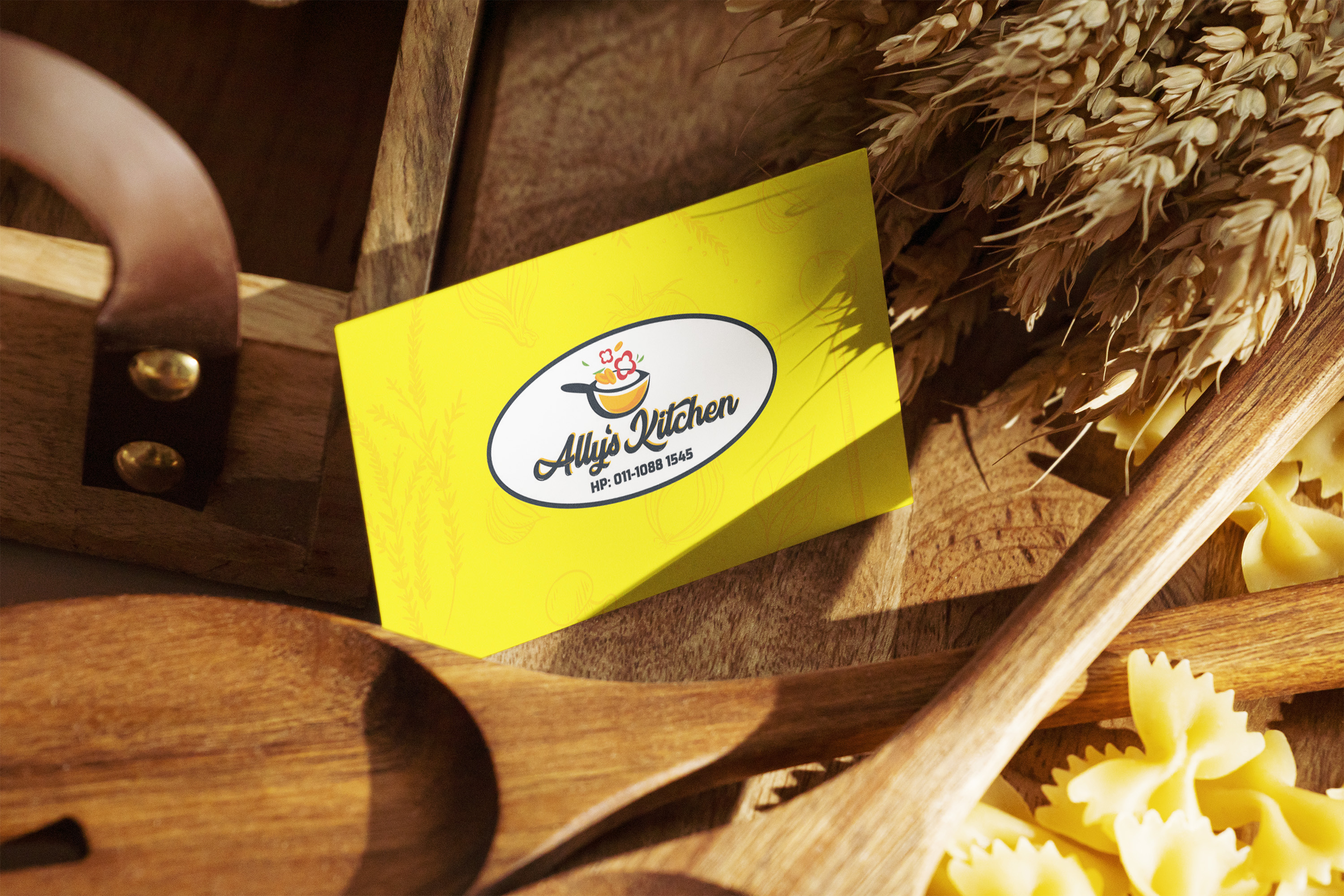 Ally's Kitchen Logo and Business Card