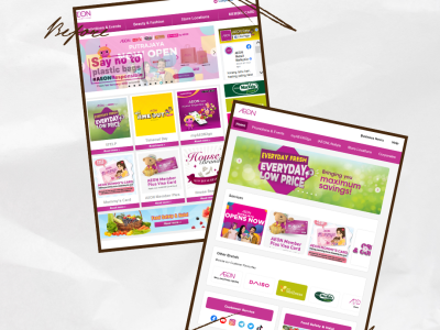 Aeon Retail Website Redesign