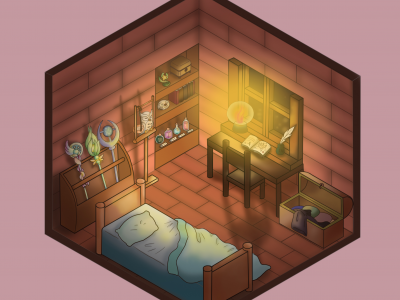 Mage's room (fantasy)