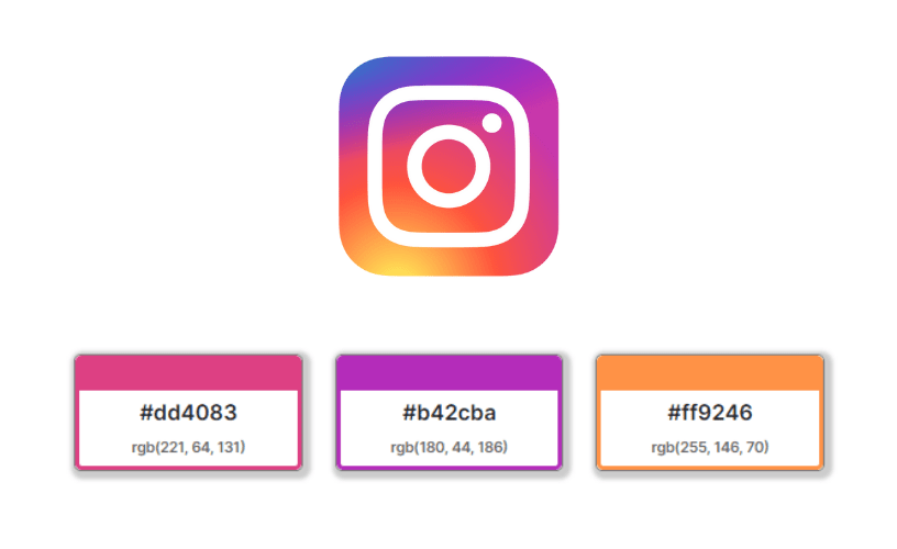 Orange, purple and pink
