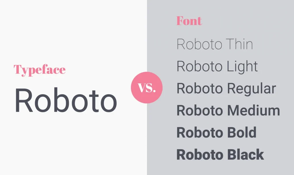 font-vs-typeface